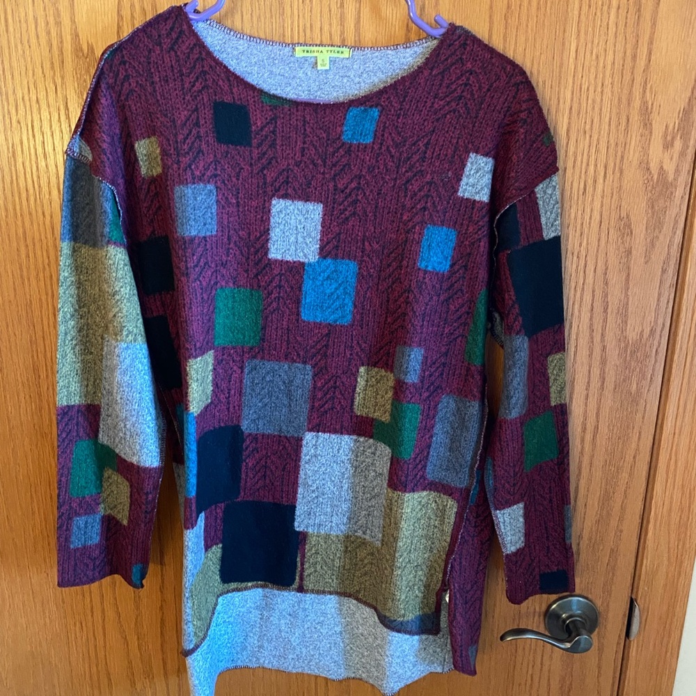Trisha Tyler Women’s Long Sleeve Multicolor Shirt ☂️